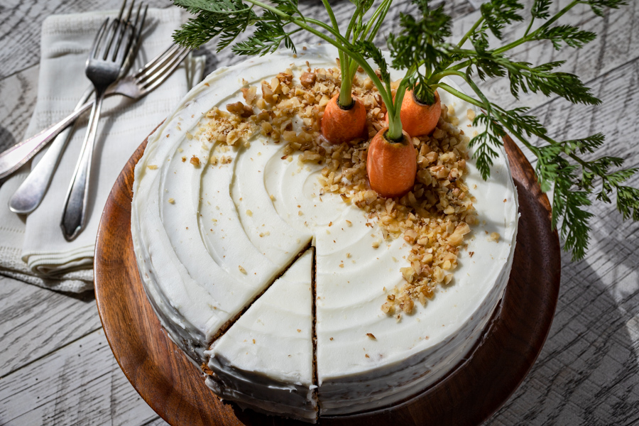 This is an image of easy carrot cake recipe